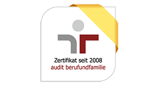 Zertifikatslogo „audit berufundfamilie“