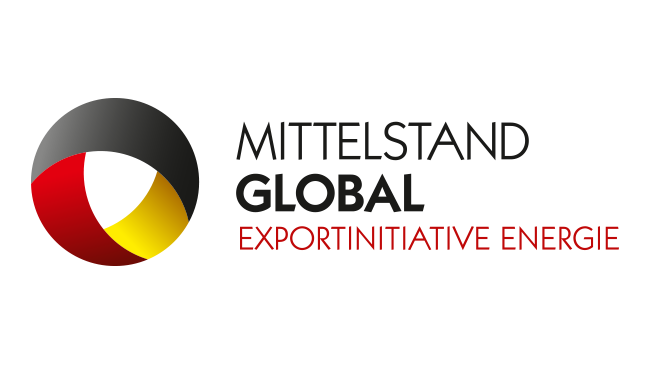 Logo „Mittelstand Global Exportinitiative Energie“ (verweist auf: Exportinitiative Energie)