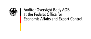 Logo of the Auditor Oversight Body AOB (refer to: Auditor Oversight Body (AOB) comes to a decision on Wirecard audits)