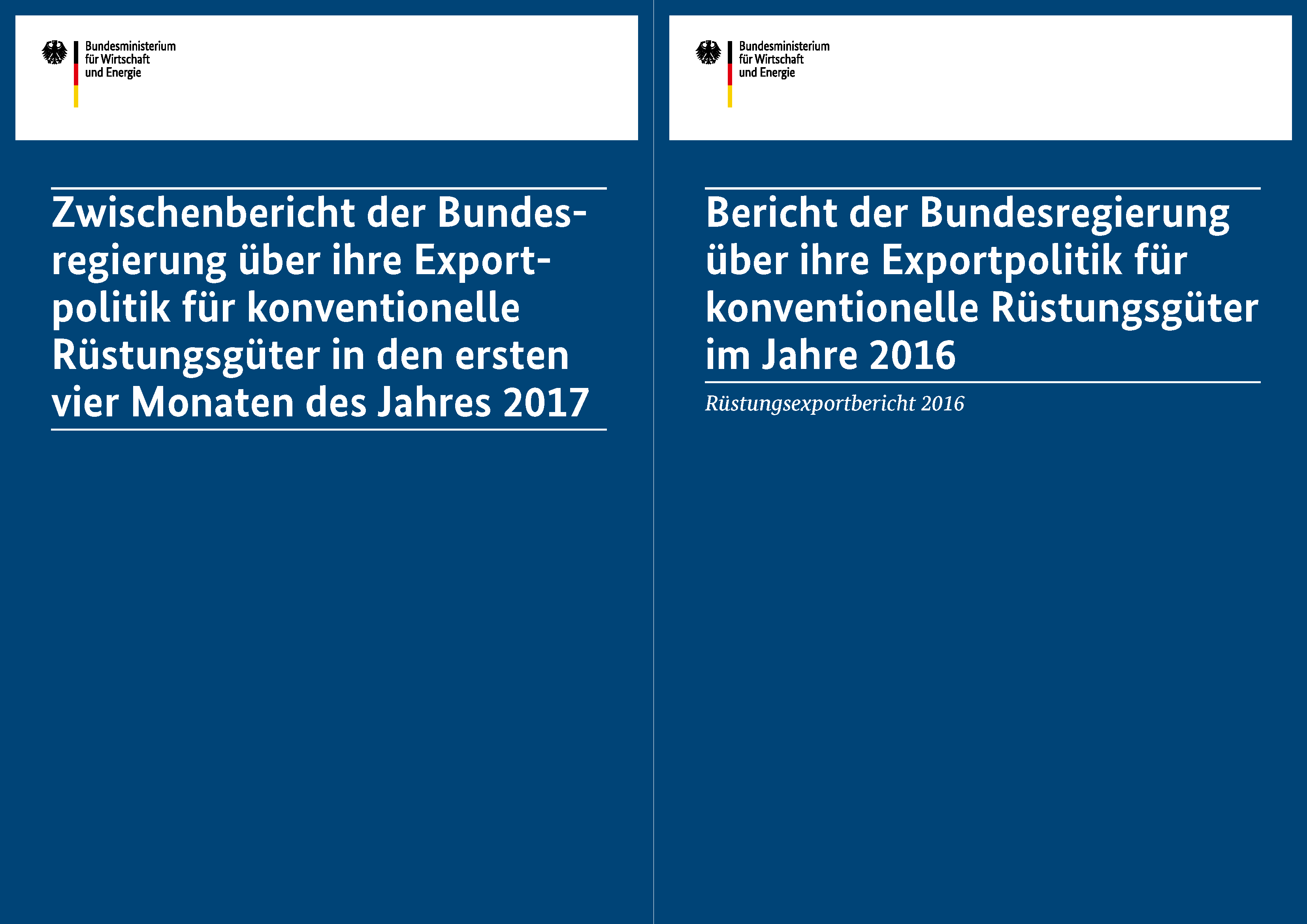 Rüstungsexportbericht 2016 Rüstungsexportbericht 2016