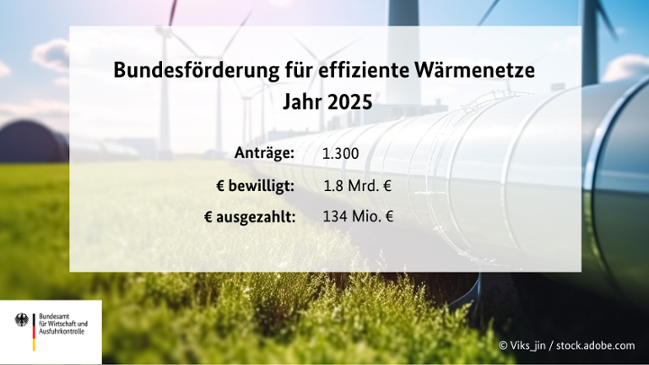 Kennzahlen zur Bundesförderung für effiziente Wärmenetze Kennzahlen zur Bundesförderung für effiziente Wärmenetze