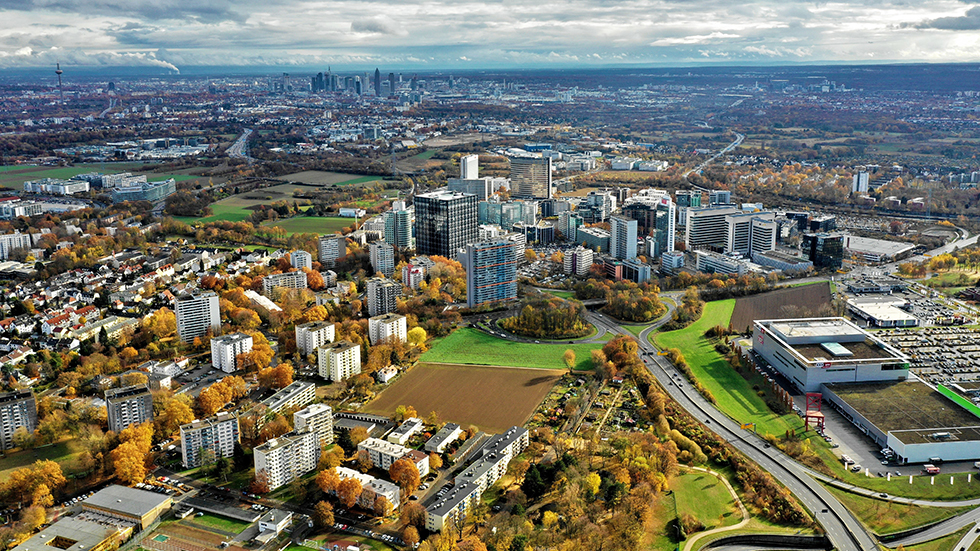 verweist auf: Eschborn Eschborn Skyline (verweist auf: Eschborn)