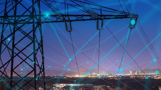 verweist auf: Save the Date: BAFA Informationstag Besondere Ausgleichsregelung 2024 Strommast auf grüner Wiese (verweist auf: Save the Date: BAFA Informationstag Besondere Ausgleichsregelung 2024)