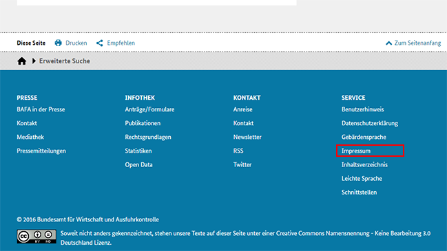 Bild der Fußzeile Impressum Bild der Fußzeile Impressum